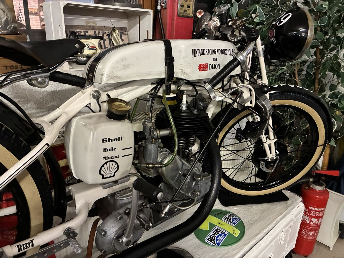 DIJON Terrot 250 PU BOARD -Tracker RACINGMASCHINE  Bj. 1929