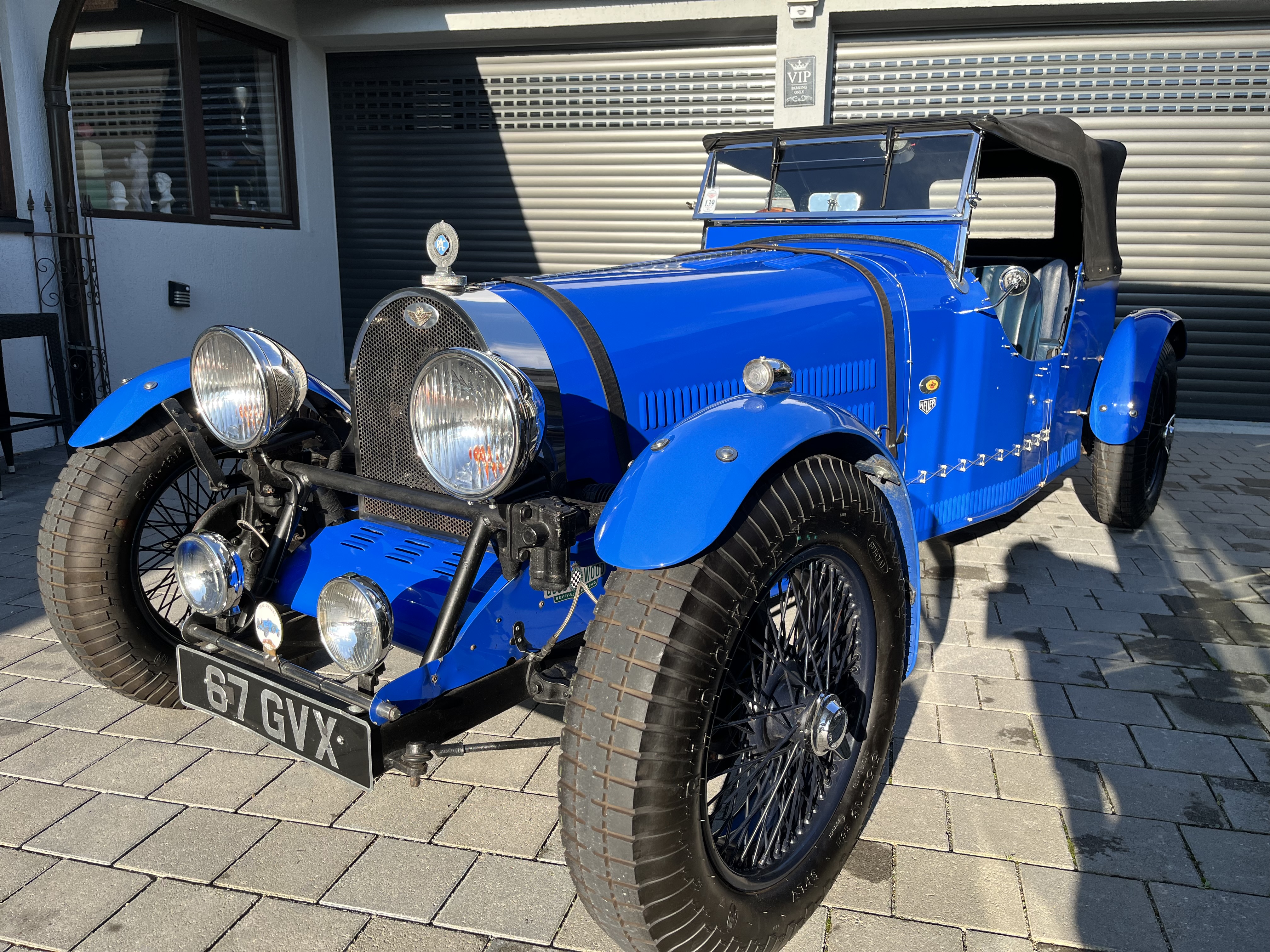 Teal-Tourer Alukarosse 4 Seater mit vollwertigem Stoffverdeck sehr selten!! H-Zulassung neu