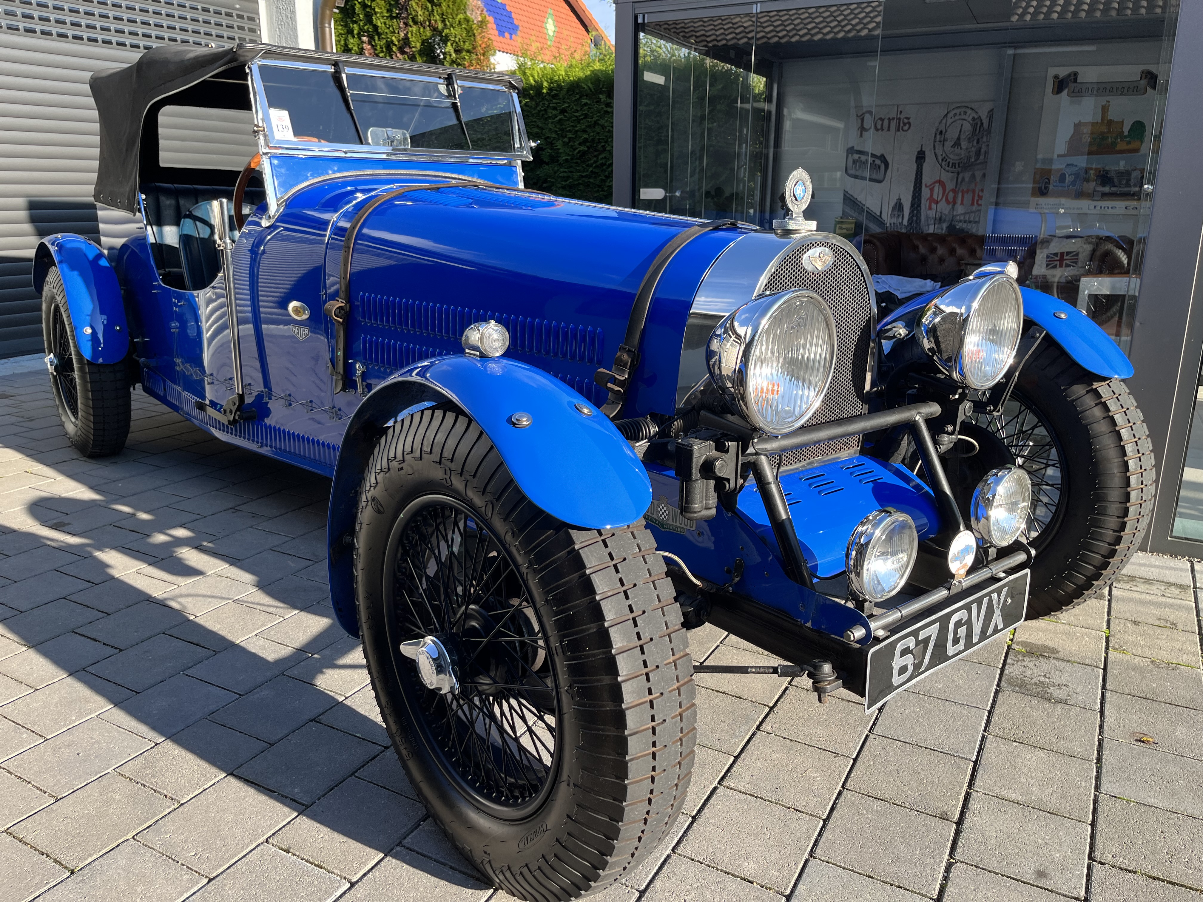 Teal-Tourer Alukarosse 4 Seater mit vollwertigem Stoffverdeck sehr selten!! H-Zulassung neu